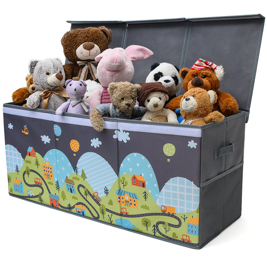 Road - Gray Toy Storage Box