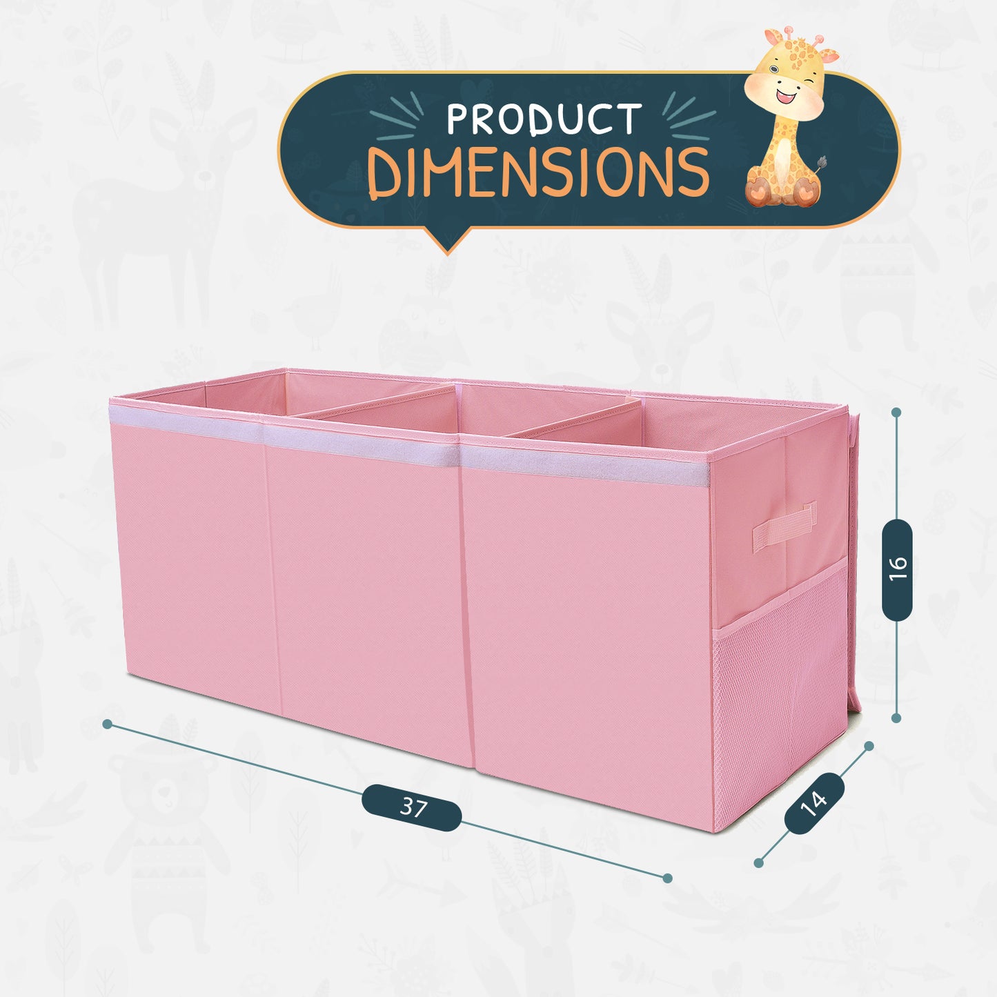 Pink Toy Storage Box