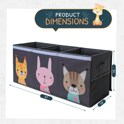 Animals - Gray Toy Storage Box