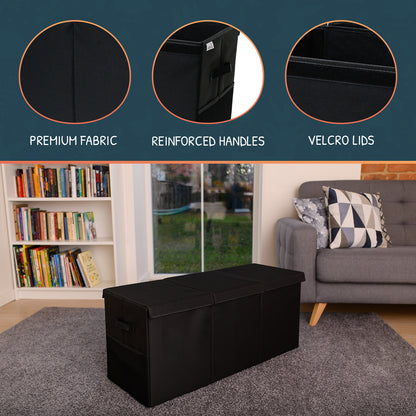 Black Toy Storage Box