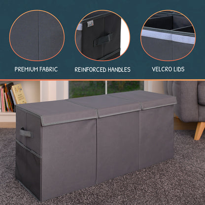 Gray Toy Storage Box