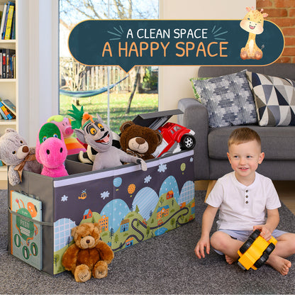 Road - Gray Toy Storage Box