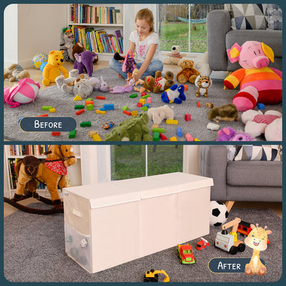 Beige Toy Storage Box