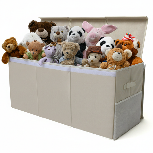 Beige Toy Storage Box